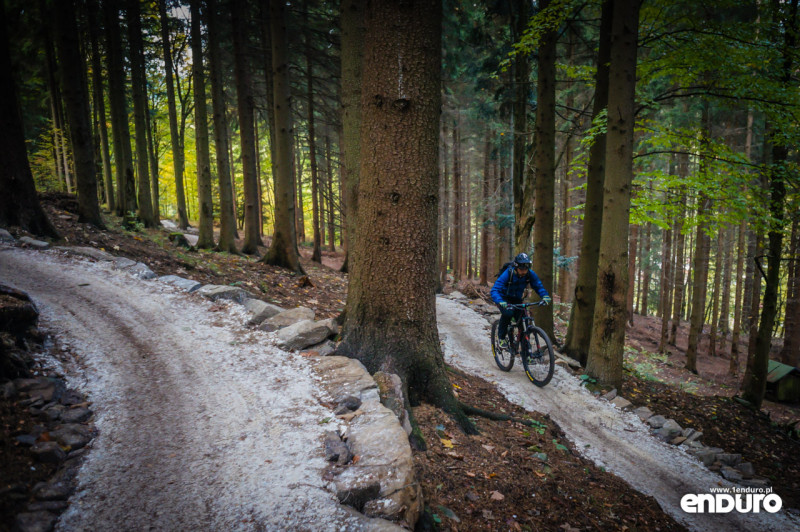 Lipowskie Ścieżki enduro Toc podjazd single