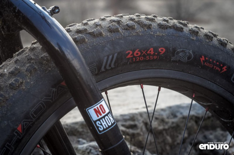 Fatbike opona 4,9 + NoShox