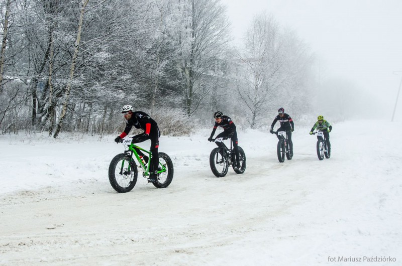 Fat Bike Race Góry Stołowe finish