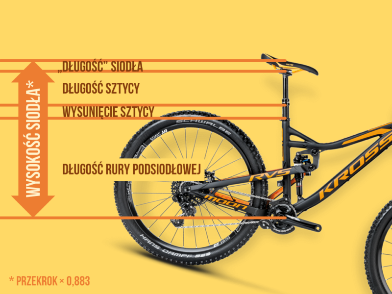 Dobór roweru enduro - długość rury a wzrost