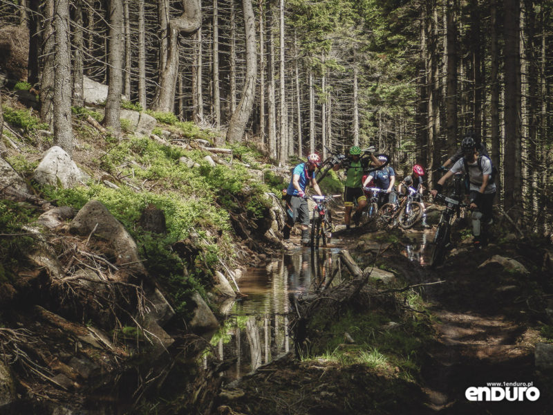 Enduro MTB Series Przesieka 2016 - dojazdówka