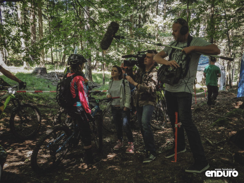 Enduro MTB Series Przesieka 2016 - wywiad TVP