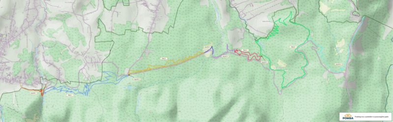 Polskie singletracki 2017-2018: Tatrzański Park Narodowy mapa tras