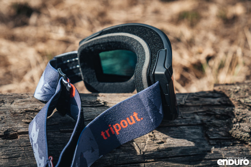 Gogle na rower Tripout Optics TRX, okulary Endo