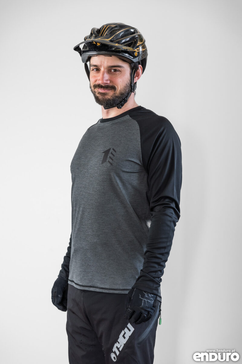 Jersey rowerowy 1Enduro 1NCOGNITO - szary