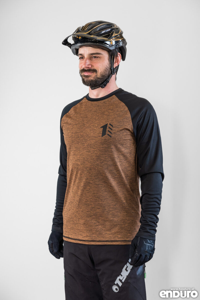 Jersey rowerowy 1Enduro 1NCOGNITO - pomarańczowy