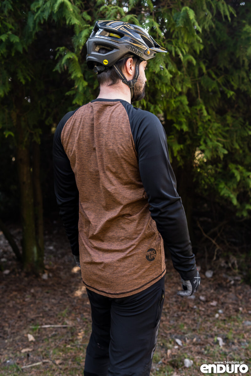 Jersey rowerowy 1Enduro 1NCOGNITO - pomarańczowy