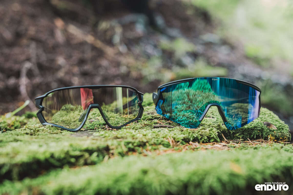 Okulary rowerowe Tripout Eternity vs Force - test