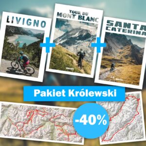 Pakiet przewodników GPX: Livigno, Santa Caterina, Tour du Mont Blanc